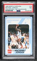 Michael Jordan (Registered Trademark Missing Under Tar Heels Logo) [PSA 7&…