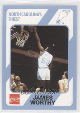 1989-90 Collegiate Collection/Coca-Cola North Carolina's Finest - [Base] #23.2 - James Worthy (Registered Trademark Under Tar Heels Logo)