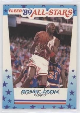 1989-90 Fleer - All-Stars Stickers #3 - Michael Jordan [Good to VG‑EX]