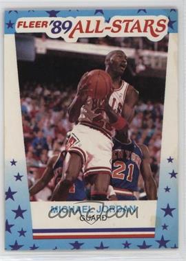 1989-90 Fleer - All-Stars Stickers #3 - Michael Jordan [Good to VG‑EX]
