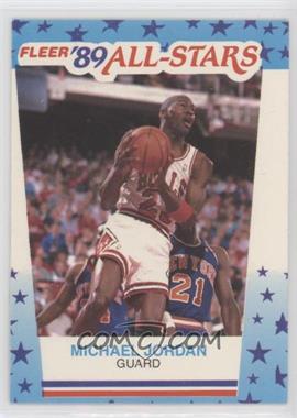 1989-90 Fleer - All-Stars Stickers #3 - Michael Jordan
