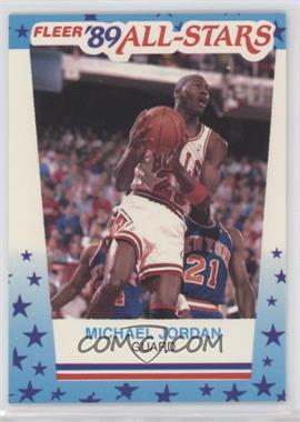 1989-90 Fleer - All-Stars Stickers #3 - Michael Jordan