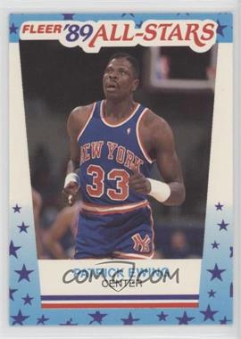 1989-90 Fleer - All-Stars Stickers #7 - Patrick Ewing