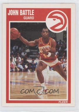 1989-90 Fleer - [Base] #1 - John Battle