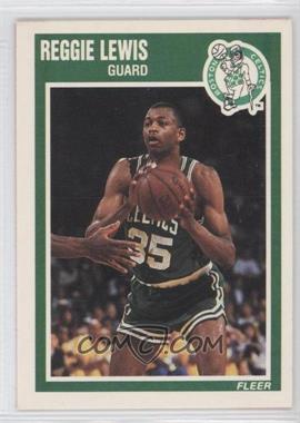 1989-90 Fleer - [Base] #10 - Reggie Lewis