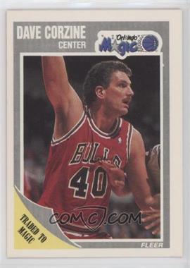 1989-90 Fleer - [Base] #109 - Dave Corzine