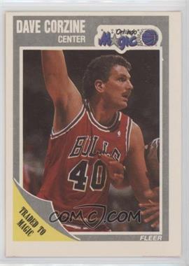 1989-90 Fleer - [Base] #109 - Dave Corzine