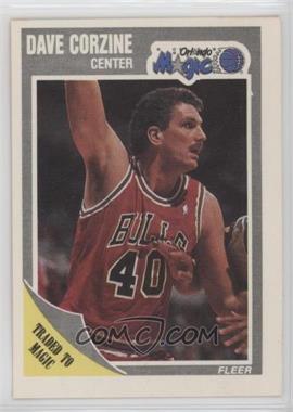 1989-90 Fleer - [Base] #109 - Dave Corzine