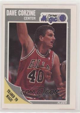 1989-90 Fleer - [Base] #109 - Dave Corzine