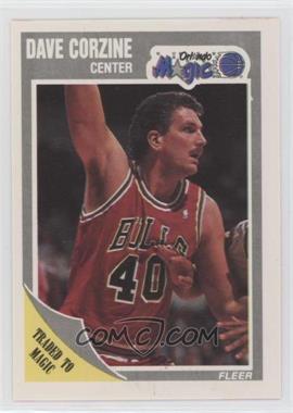 1989-90 Fleer - [Base] #109 - Dave Corzine