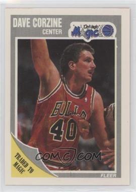 1989-90 Fleer - [Base] #109 - Dave Corzine