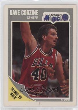 1989-90 Fleer - [Base] #109 - Dave Corzine