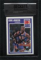 Eddie Johnson [BAS Beckett Auth Sticker]