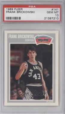 1989-90 Fleer - [Base] #141 - Frank Brickowski [PSA 10 GEM MT]