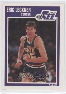 1989-90 Fleer - [Base] #154 - Eric Leckner