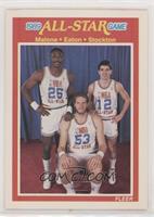 All-Star Game - Karl Malone, Mark Eaton, John Stockton [Noted]