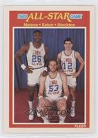 All-Star Game - Karl Malone, Mark Eaton, John Stockton