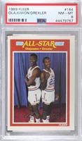 All-Star Game - Hakeem Olajuwon, Clyde Drexler [PSA 8 NM‑MT]