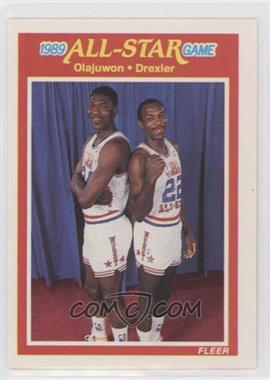 1989-90 Fleer - [Base] #164 - All-Star Game - Hakeem Olajuwon, Clyde Drexler