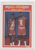 All-Star Game - Dominique Wilkins, Moses Malone