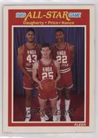 All-Star Game - Brad Daugherty, Mark Price, Larry Nance