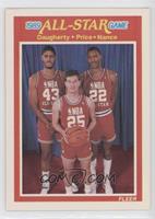 All-Star Game - Brad Daugherty, Mark Price, Larry Nance