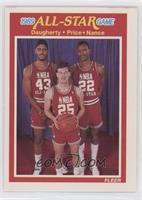 All-Star Game - Brad Daugherty, Mark Price, Larry Nance
