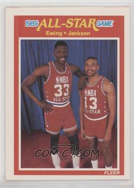 1989-90 Fleer - [Base] #167 - All-Star Game - Patrick Ewing, Mark Jackson [EX to NM]