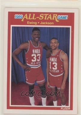 1989-90 Fleer - [Base] #167 - All-Star Game - Patrick Ewing, Mark Jackson [EX to NM]