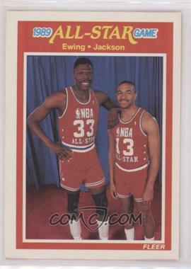 1989-90 Fleer - [Base] #167 - All-Star Game - Patrick Ewing, Mark Jackson [EX to NM]