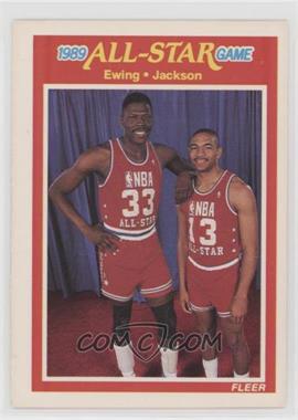 1989-90 Fleer - [Base] #167 - All-Star Game - Patrick Ewing, Mark Jackson [EX to NM]