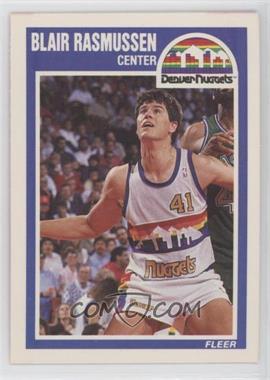 1989-90 Fleer - [Base] #42 - Blair Rasmussen