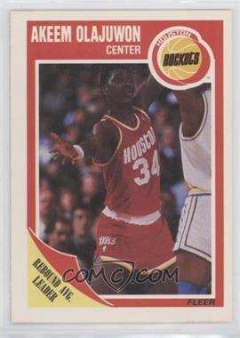 1989-90 Fleer - [Base] #61 - Hakeem Olajuwon