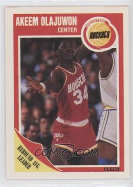 1989-90 Fleer - [Base] #61 - Hakeem Olajuwon