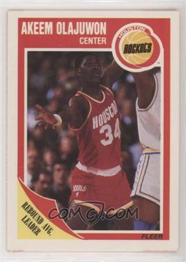 1989-90 Fleer - [Base] #61 - Hakeem Olajuwon