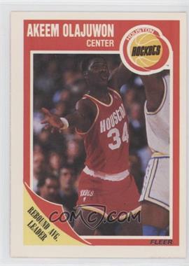 1989-90 Fleer - [Base] #61 - Hakeem Olajuwon