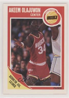 1989-90 Fleer - [Base] #61 - Hakeem Olajuwon