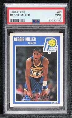 1989-90 Fleer - [Base] #65 - Reggie Miller [PSA 9 MINT]