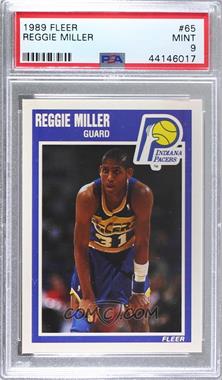 1989-90 Fleer - [Base] #65 - Reggie Miller [PSA 9 MINT]