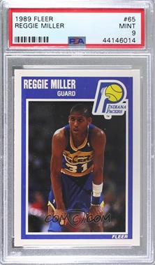 1989-90 Fleer - [Base] #65 - Reggie Miller [PSA 9 MINT]