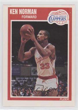 1989-90 Fleer - [Base] #72 - Ken Norman