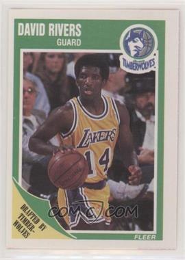 1989-90 Fleer - [Base] #94 - David Rivers