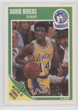 1989-90 Fleer - [Base] #94 - David Rivers