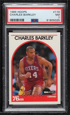 1989-90 NBA Hoops - [Base] #110 - Charles Barkley [PSA 7 NM]