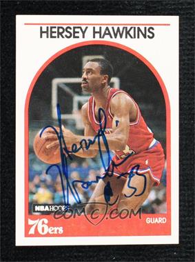 1989-90 NBA Hoops - [Base] #137 - Hersey Hawkins [JSA Certified COA Sticker]