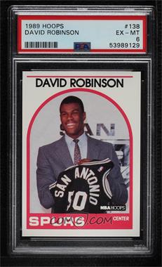 1989-90 NBA Hoops - [Base] #138 - David Robinson [PSA 6 EX‑MT]