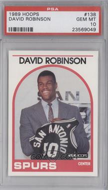 1989-90 NBA Hoops - [Base] #138 - David Robinson [PSA 10 GEM MT]