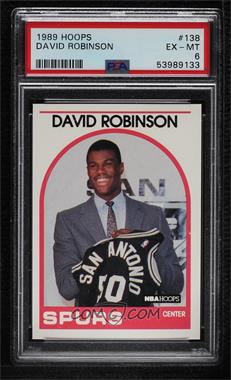 1989-90 NBA Hoops - [Base] #138 - David Robinson [PSA 6 EX‑MT]