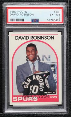 1989-90 NBA Hoops - [Base] #138 - David Robinson [PSA 6 EX‑MT]