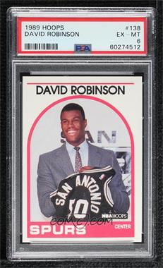 1989-90 NBA Hoops - [Base] #138 - David Robinson [PSA 6 EX‑MT]